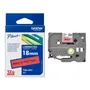 Brother TZe-441 Black On Red Laminated P-Touch Adhesive Labelling Tape 18mm x 8m