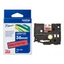 Brother TZe-461 Black On Red Laminated P-Touch Adhesive Labelling Tape 36mm x 8m