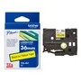Brother TZe-661 Black On Yellow Laminated P-Touch Adhesive Labelling Tape 36mm x 8m