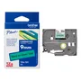 Brother TZe-721 Black On Green Laminated P-Touch Adhesive Labelling Tape 9mm x 8m