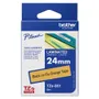 Brother TZe-B51 Black On Orange Laminated P-Touch Adhesive Labelling Tape 24mm x 5m (TZE-B51 Tape)