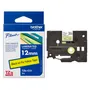 Brother TZe-C31 Black On Fluorescent Yellow Laminated P-Touch Adhesive Labelling Tape 12mm x 5m