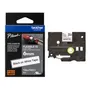 Brother TZe-FX211 Black On White Flexi ID P-Touch Adhesive Labelling Tape 6mm x 8m