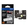 Brother TZe-FX241 Black On White Flexi ID P-Touch Adhesive Labelling Tape 18mm x 8m