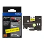 Brother TZe-FX611 Black On Yellow Flexi ID P-Touch Adhesive Labelling Tape 6mm x 8m