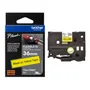 Brother TZe-FX661 Black On Yellow Flexi ID P-Touch Adhesive Labelling Tape 36mm x 8m