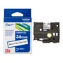 Brother TZe-M261 Black On White Self-Adhesive Matte Laminated Labelling Tape Cassette 36mm x 8m 