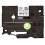 Brother TZe-N201 Black On White Non-Laminated P-Touch Adhesive Labelling Tape 3.5mm x 8m