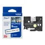 Brother TZe-N221 Black On White Non-Laminated P-Touch Adhesive Labelling Tape 9mm x 8m