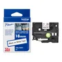 Brother TZe-N241 Black On White Non-Laminated P-Touch Adhesive Labelling Tape 18mm x 8m