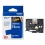 Brother TZe-PR831 Black On Premium Gold Laminated P-Touch Adhesive Labelling Tape 12mm x 8m