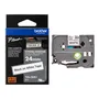 Brother TZe-S251 Black On White Strong Adhesive Laminated P-Touch Labelling Tape 24mm x 8m