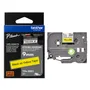 Brother TZe-S621 Black On Yellow Strong Adhesive Laminated P-Touch Labelling Tape 9mm x 8m