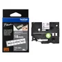 Brother TZE-SE4 Black On White Security Laminated P-Touch Adhesive Labelling Tape 18mm x 8m