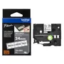 Brother TZE-SE5 24mm x 8m Continuous Black On White Adhesive Label Tape