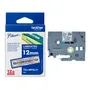 Brother TZEMPSL31 Black On Silver Plastic Adhesive Labelling Tape 12mm x 4m