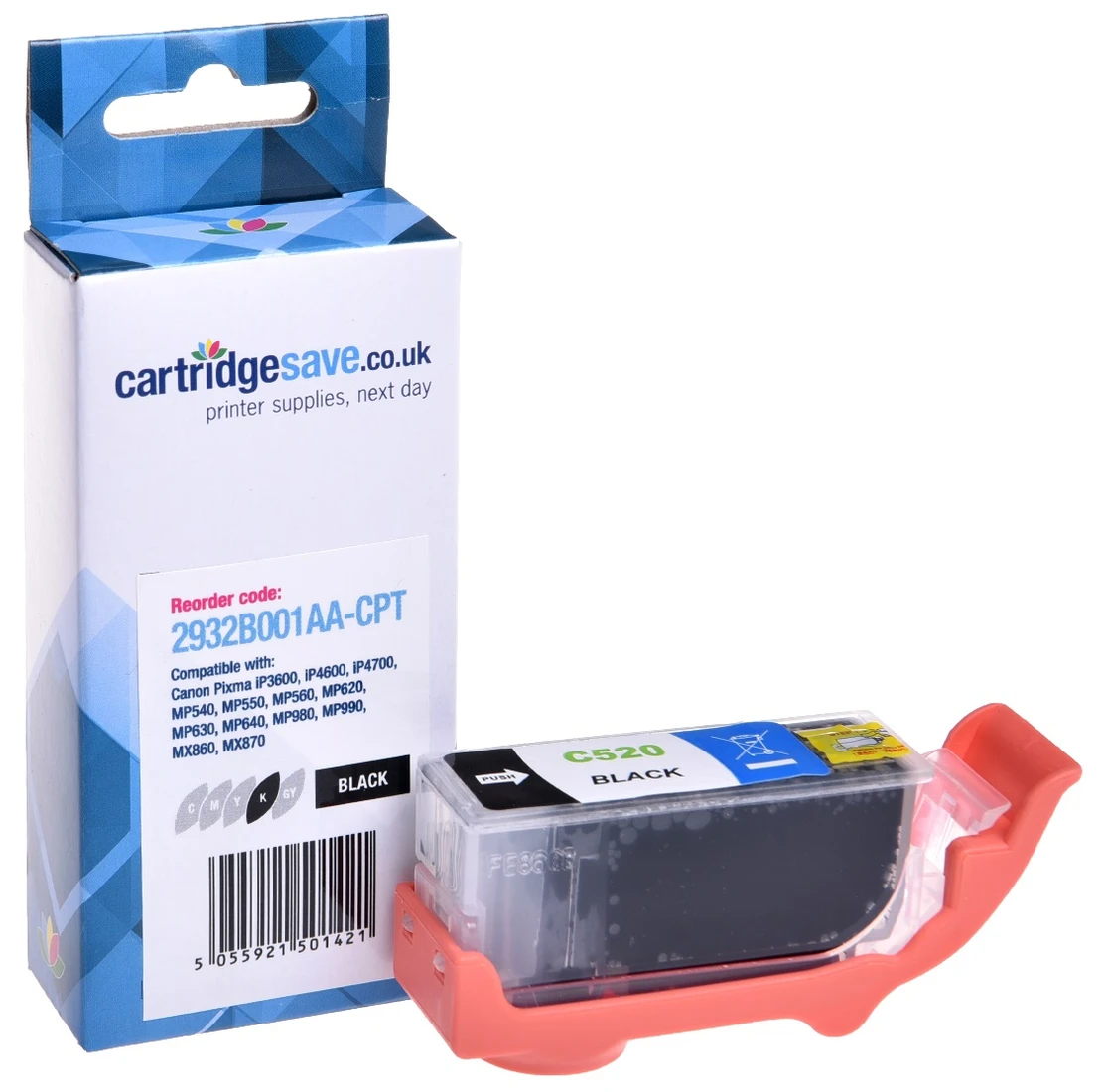 Cheap Canon PGI-520BK Printer Ink Cartridge - Black Canon PGI-520BK Ink