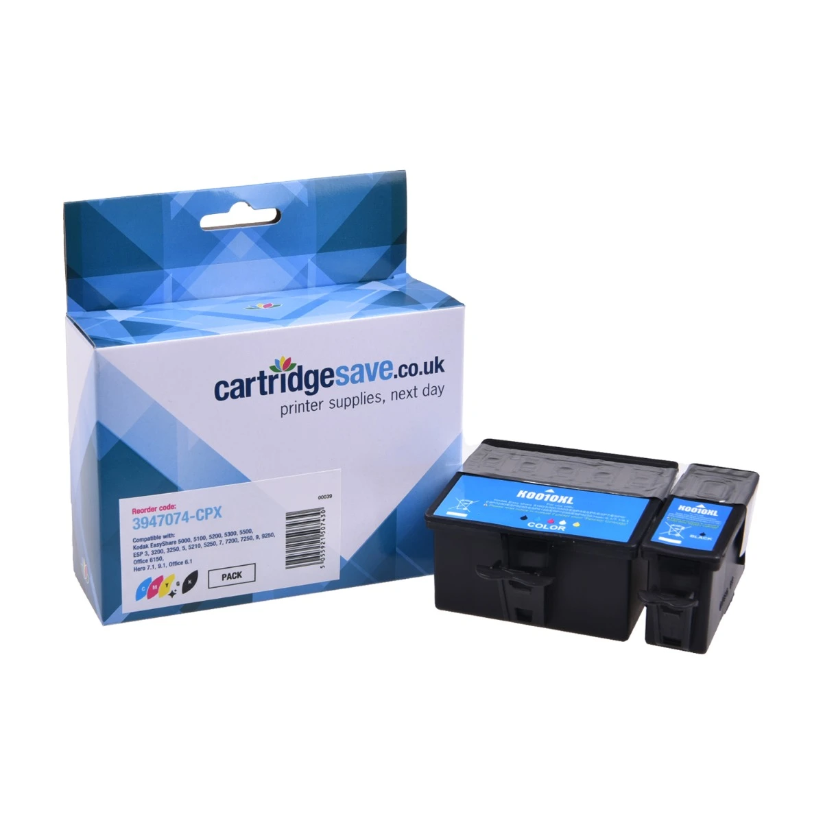 10 Key Ink Cheap Kodak 10 Ink Cartridges - Compatible Black & Colour Kodak 10 Ink ...
