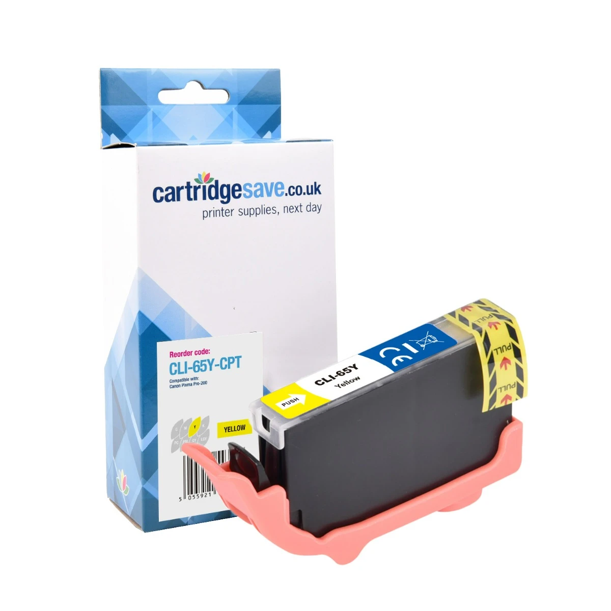 Compatible Canon CLI-65Y Ink Cartridge - Compatible Yellow Canon CLI-65 ...