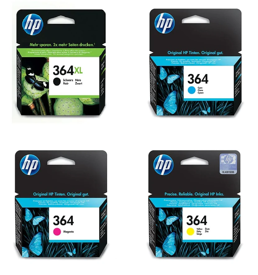 HP 364 Ink Cartridges - HP 364 / 364XL Ink Cartridge Multipack