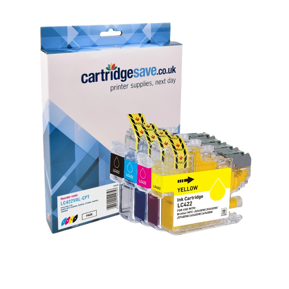 Compatible Brother LC422 Ink 4 Colour LC422 Ink Cartridge Multipack