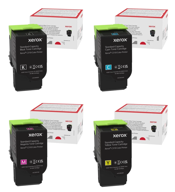 Xerox 006R0435 4 Colour Toner Cartridge Multipack