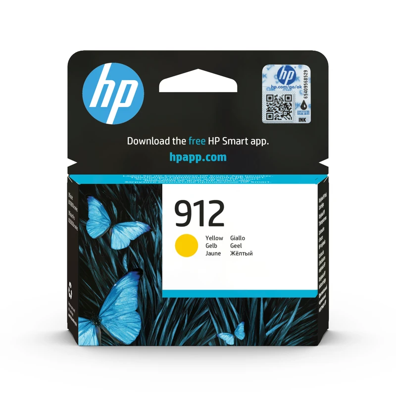 HP 912 Yellow Ink Cartridge - (3YL79AE)