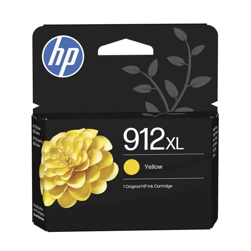 HP 912XL High Capacity Yellow Ink Cartridge - (3YL83AE)