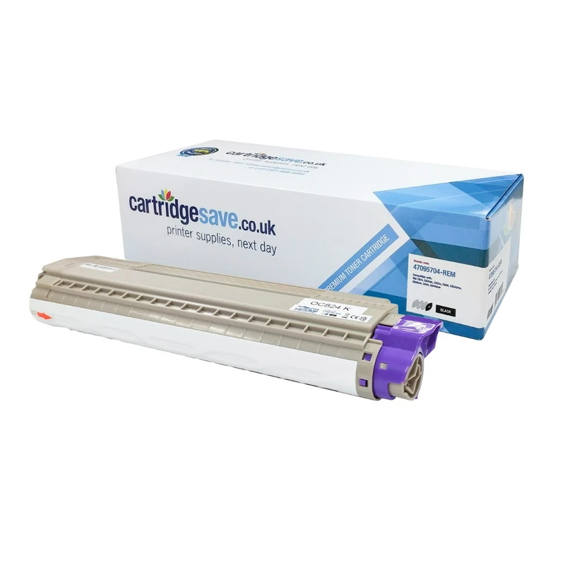 Compatible Oki 47095704 Black Toner Cartridge - (47095704)