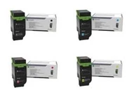 Lexmark 75M2X High Capacity 4 Colour Return Program Toner Cartridge Multipack