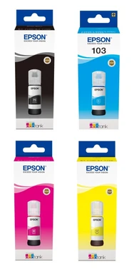 Epson 103 4 Colour Ink Bottle Multipack