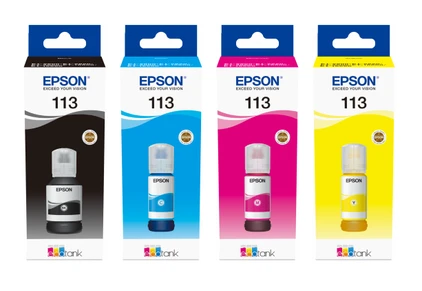 Epson 113 4 Colour Ink Bottle Multipack - (C13T06B140/240/340/440)