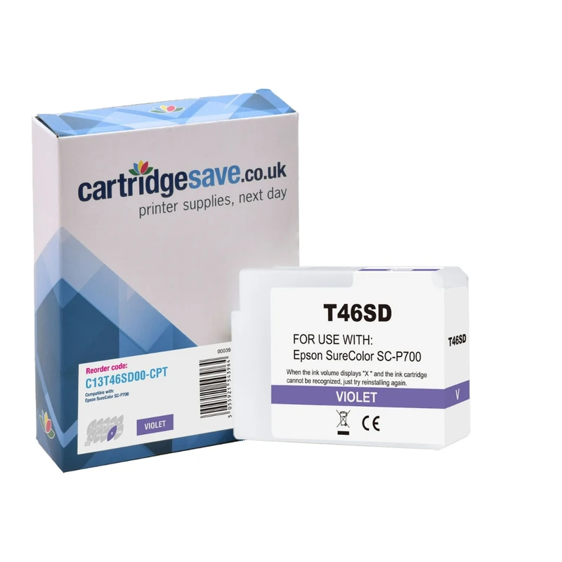 Compatible Epson T46SD Violet Ink Cartridge - (C13T46SD00)