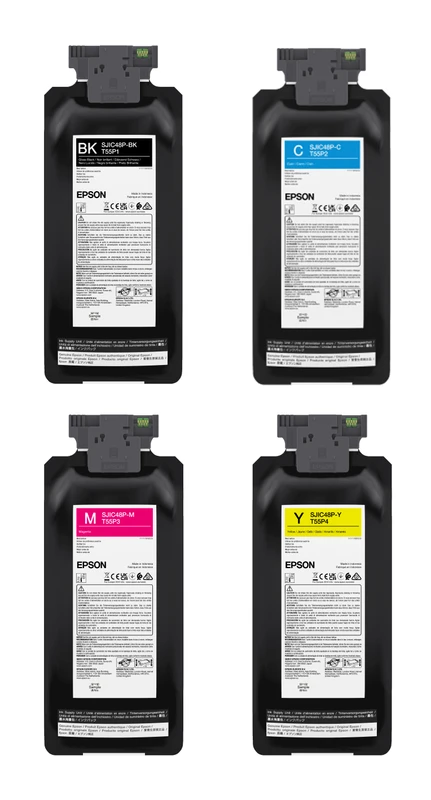 Epson C13T55P 4 Colour Ink Cartridge Multipack - (SJIC48P-BK/C/M/Y)