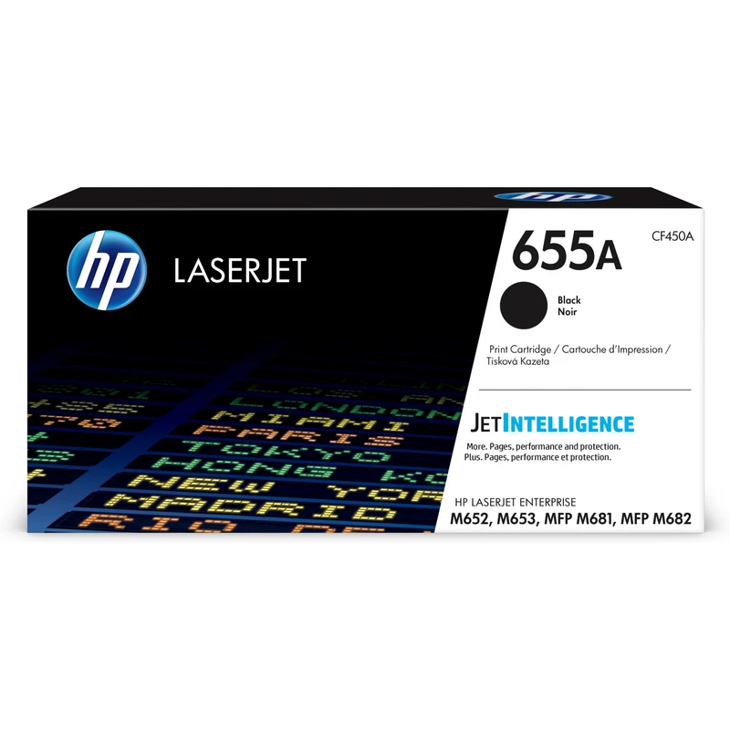 HP 655A Black Toner Cartridge - (CF450A)