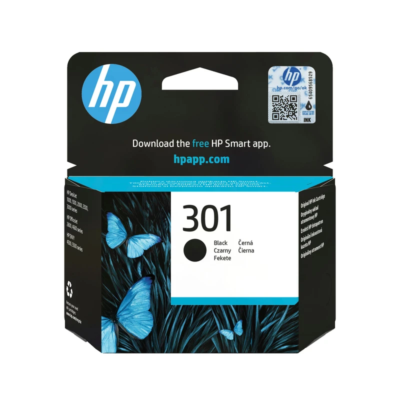HP 301 Black Ink Cartridge - (CH561EE)
