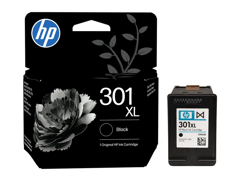 HP 301XL High Capacity Black Ink Cartridge - (CH563EE)