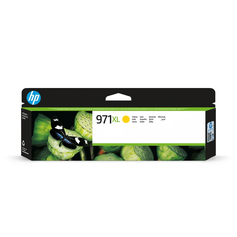 HP 971XL High Capacity Yellow Ink Cartridge - (CN628AE)