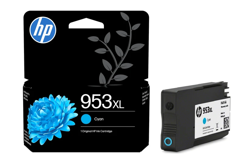 HP 953XL High Capacity Cyan Ink Cartridge - (F6U16AE)