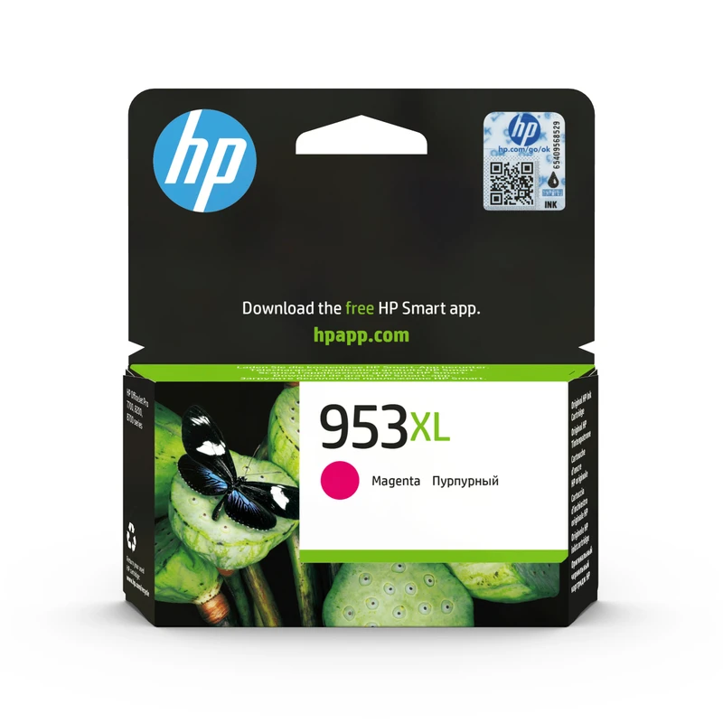 HP 953XL High Capacity Magenta Ink Cartridge - (F6U17AE)