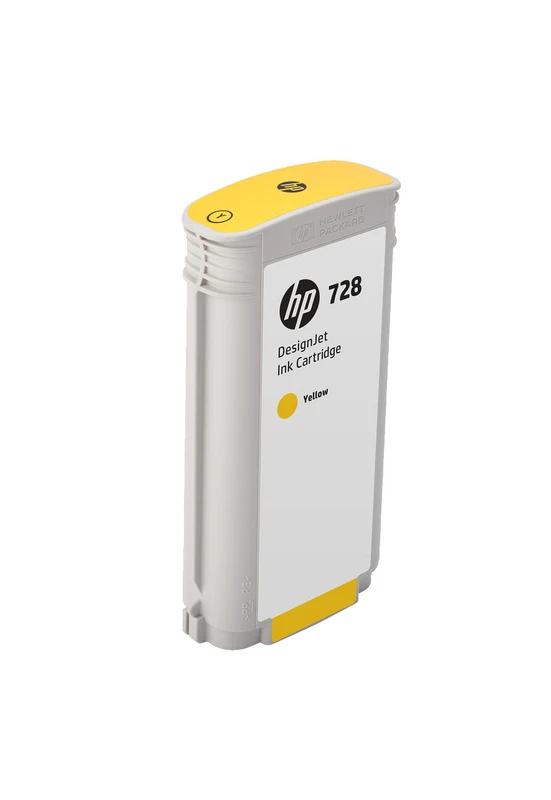 HP 728 High Capacity Yellow Ink Cartridge - (F9J65A)