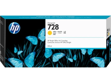 HP 728 Extra High Capacity Yellow Ink Cartridge - (F9K15A)