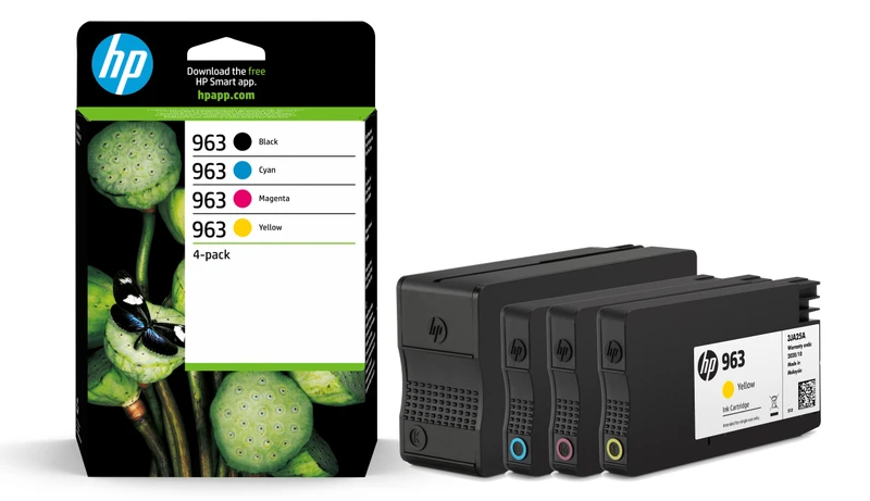 HP 963 4 Colour Ink Cartridge Multipack (6ZC70AE)