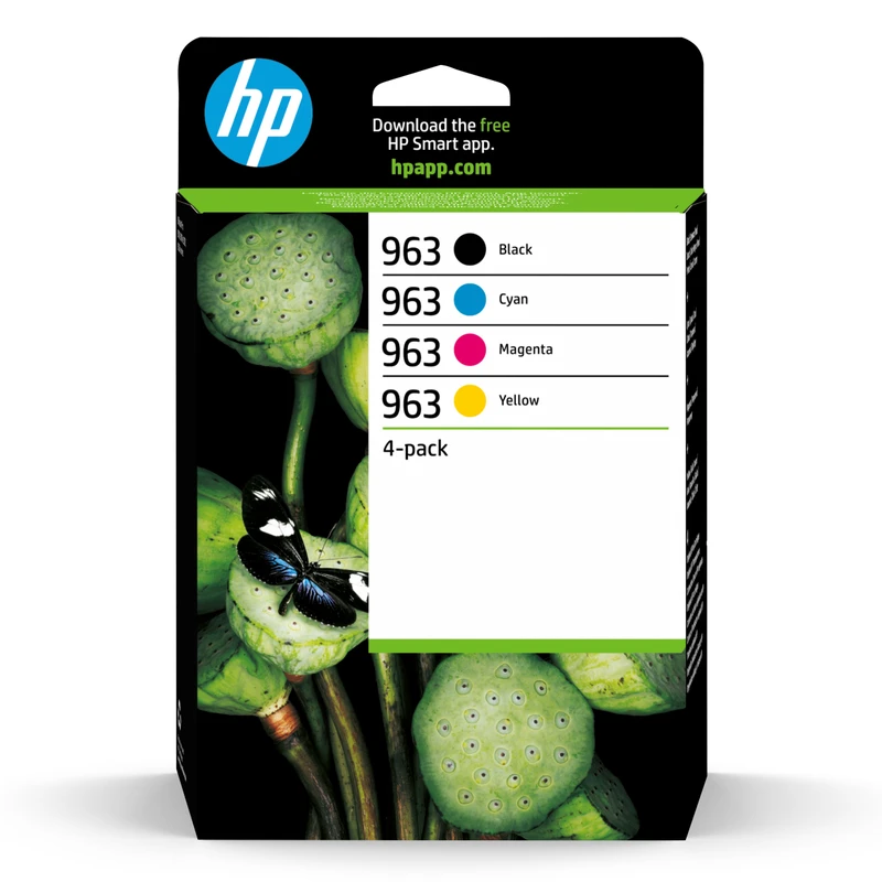 HP 963 4 Colour Ink Cartridge Multipack (6ZC70AE)