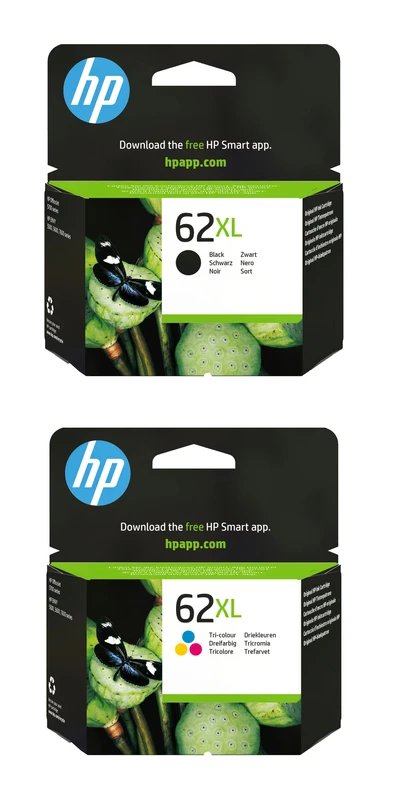 HP 62XL High Capacity Black & Tri-Colour Ink Cartridge Multipack