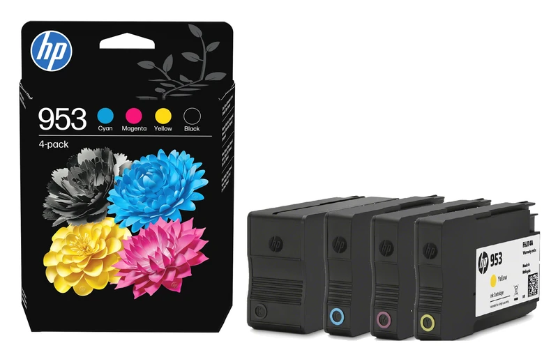 HP 953 4 Colour Ink Cartridge Multipack (6ZC69AE)