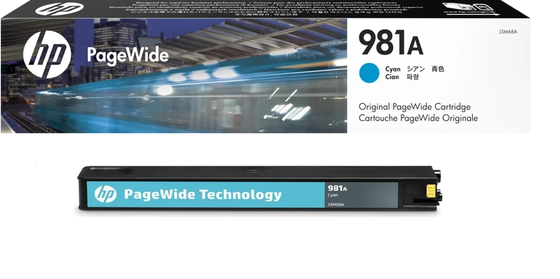 HP 981A Cyan Ink Cartridge - (J3M68A)