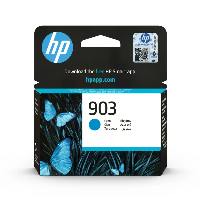 HP 903 Cyan Ink Cartridge - (T6L87AE)