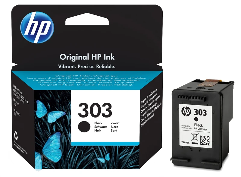 HP 303 Black Ink Cartridge - (T6N02AE)