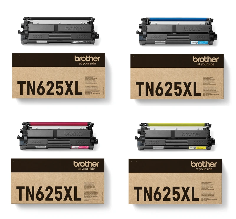 Brother TN-625XL High Capacity 4 Colour Toner Cartridge Multipack